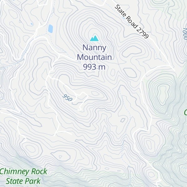 Map of Roaringrock Mountain