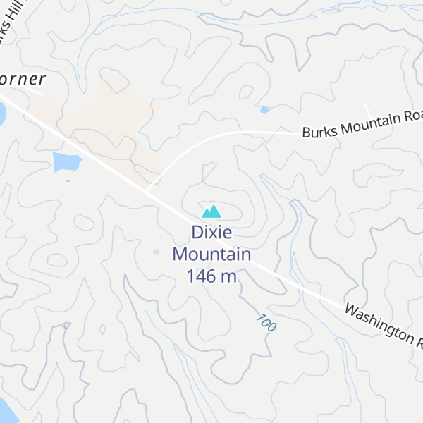 Map of Dixie Mountain