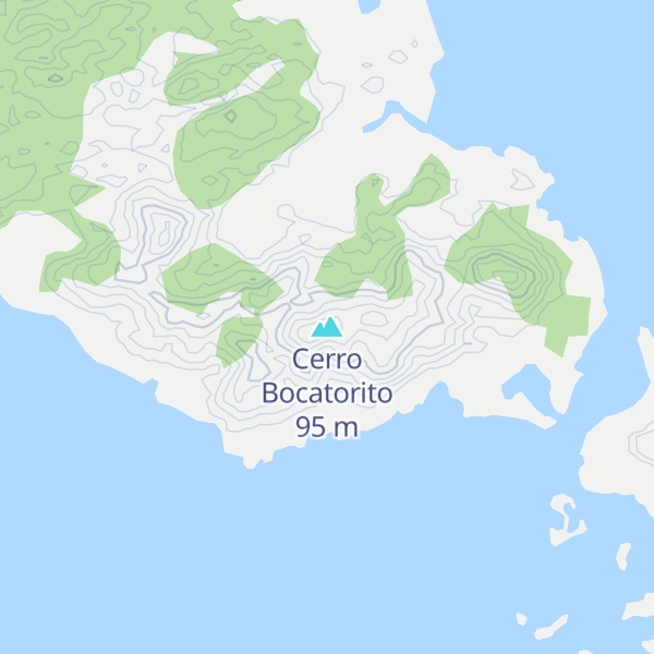 Map of Cerro Bocatorito