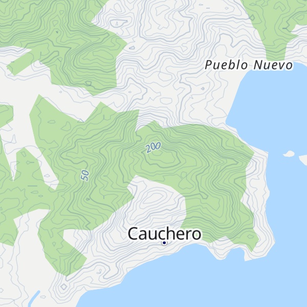 Map of Cerro Pueblo Nuevo