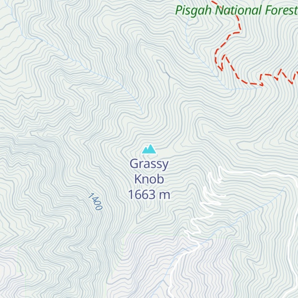 Map of Grassy Knob