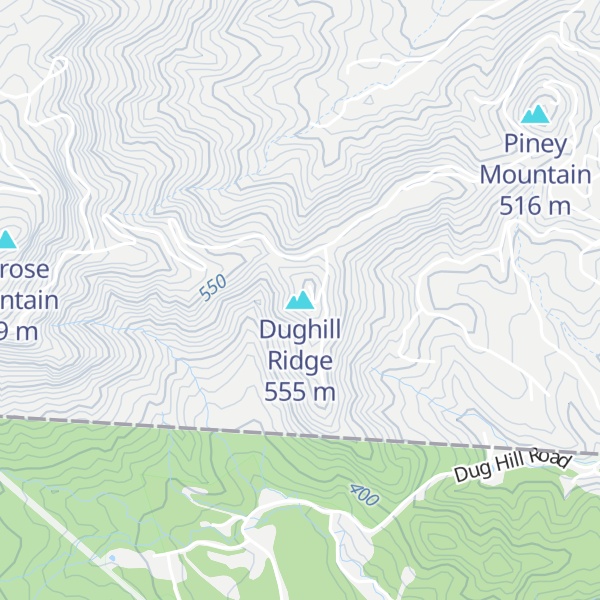 Map of Dughill Ridge