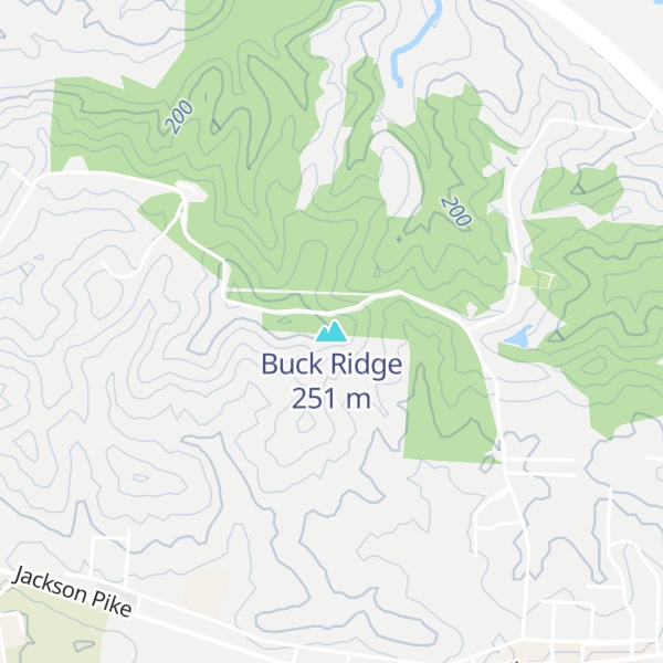 Map of Buck Ridge