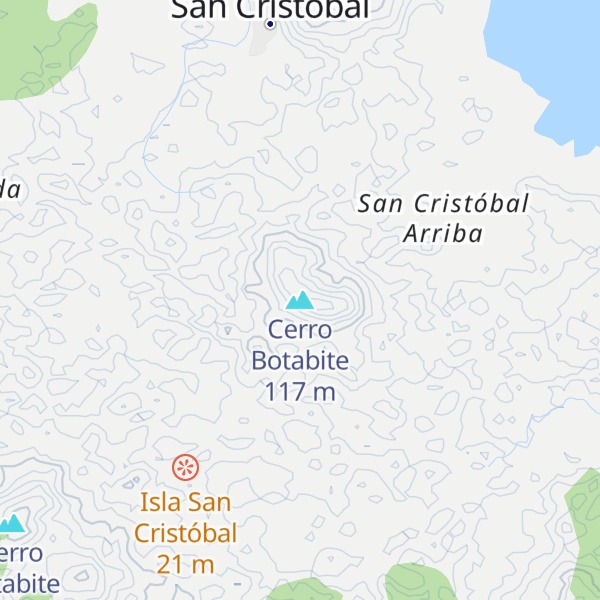 Map of Cerro Botabite