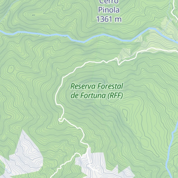 Map of Cerro Fortuna