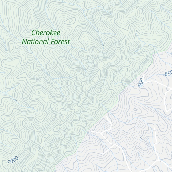 Map of Stone Mountain