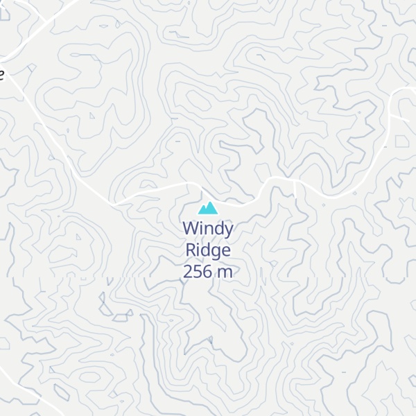 Map of Windy Ridge