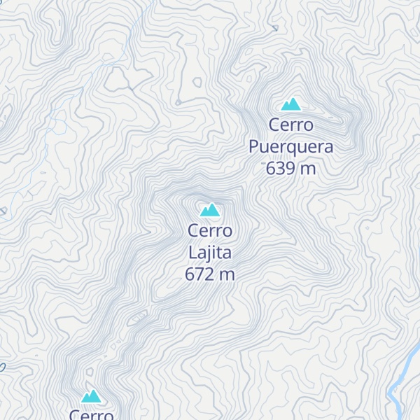 Map of Cerro Lajita