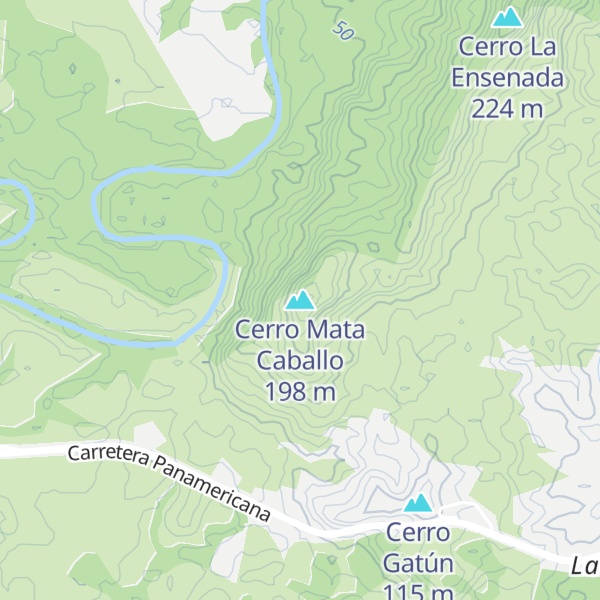 Map of Cerro Mata Caballo