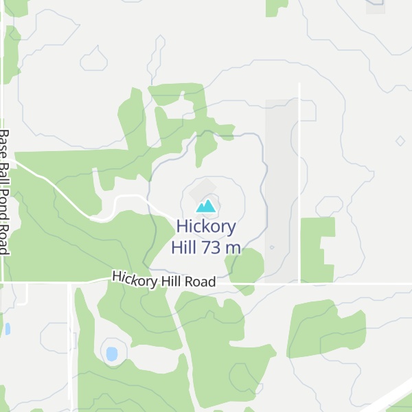 Map of Hickory Hill