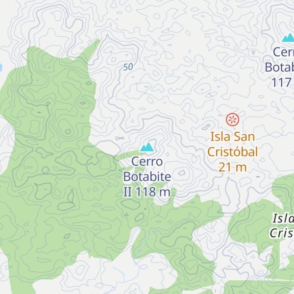 Map of Cerro Botabite II