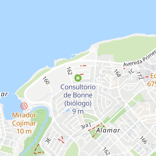 Map of Consultorio de Bonne (biólogo)
