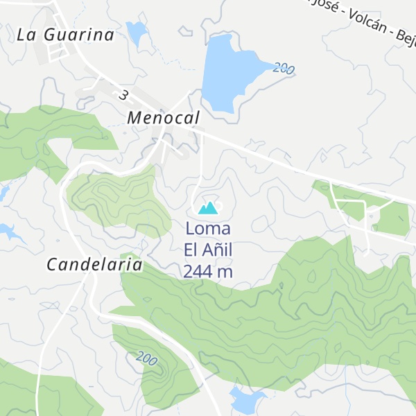 Map of Loma El Añil