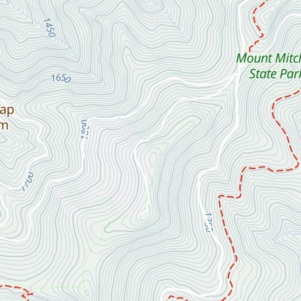 Map of Mount Gibbes