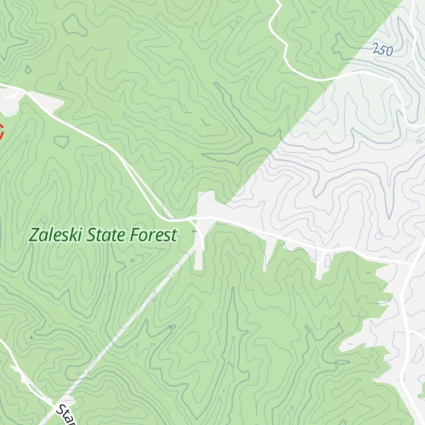 Map of Robinett Ridge