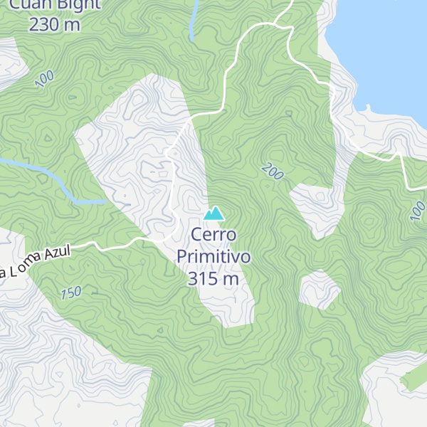 Map of Cerro Primitivo