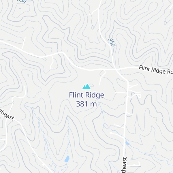 Map of Flint Ridge