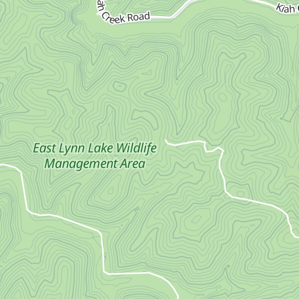 Map of Fork Ridge