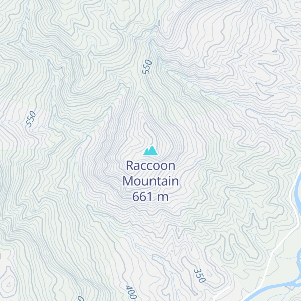 Map of Raccoon Mountain