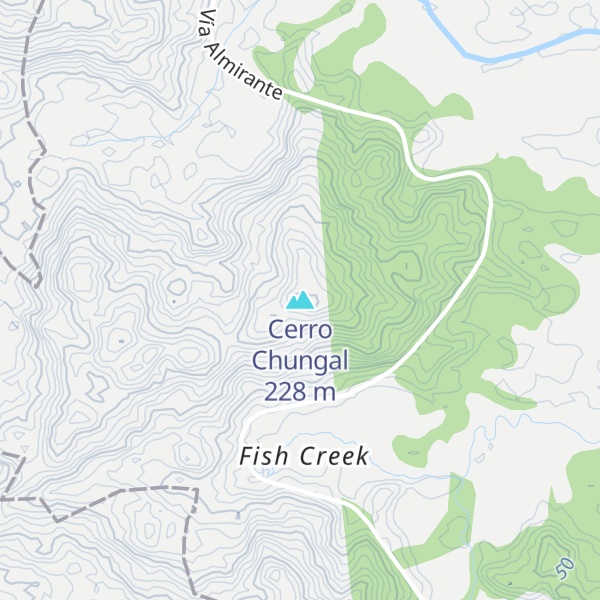 Map of Cerro Chungal