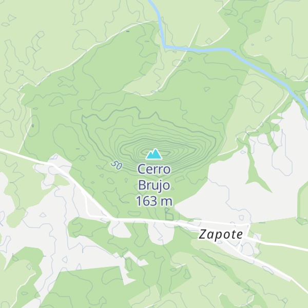 Map of Cerro Brujo