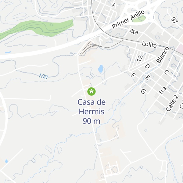 Map of Casa de Hermis
