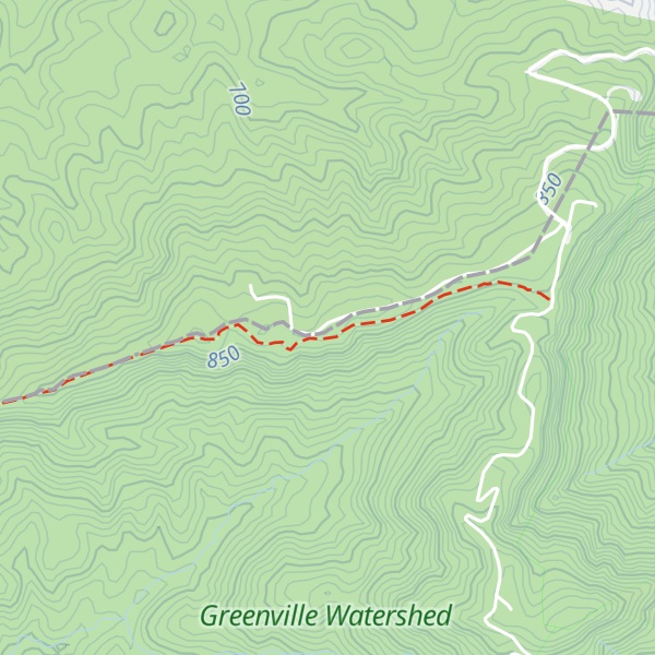 Map of Brushy Ridge