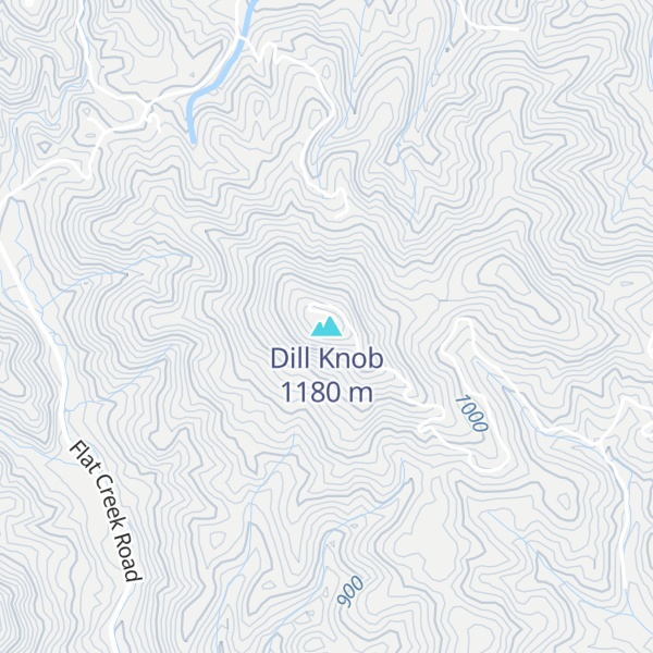 Map of Dill Knob