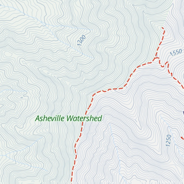 Map of Middle Mountain