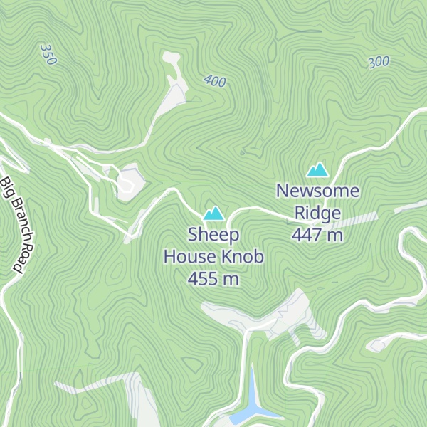 Map of Sheep House Knob