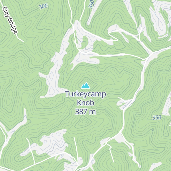 Map of Turkeycamp Knob