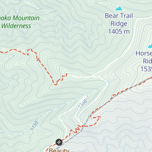 Map of Rattlesnake Ridge
