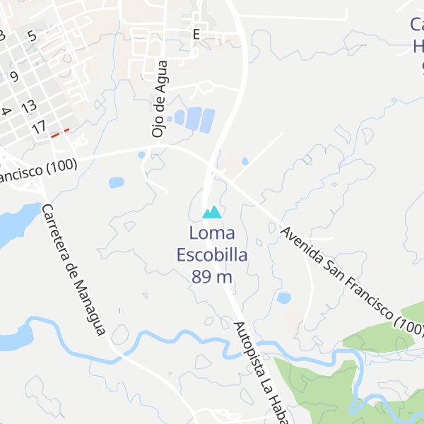 Map of Loma Escobilla