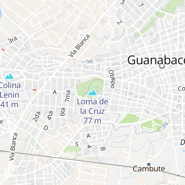 Map of Loma de la Cruz