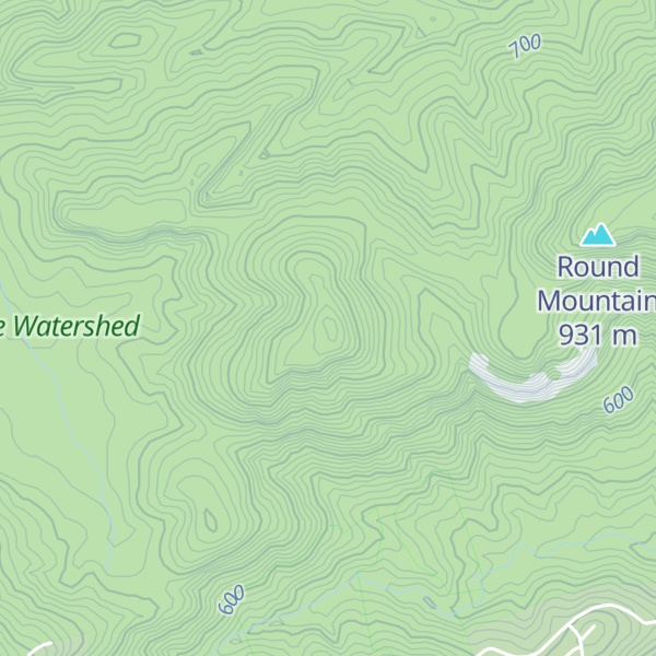 Map of Hoghead Mountain