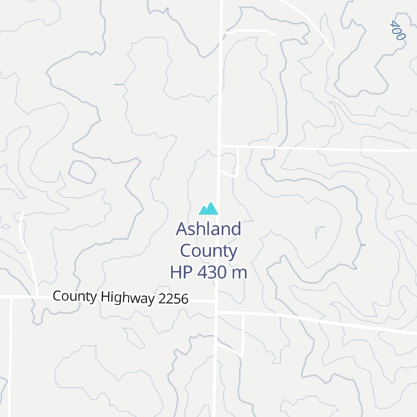 Map of Ashland County HP
