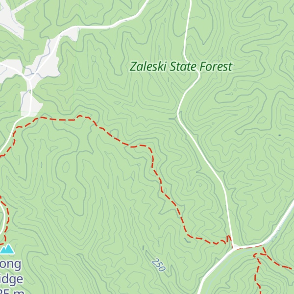 Map of Starrett Ridge