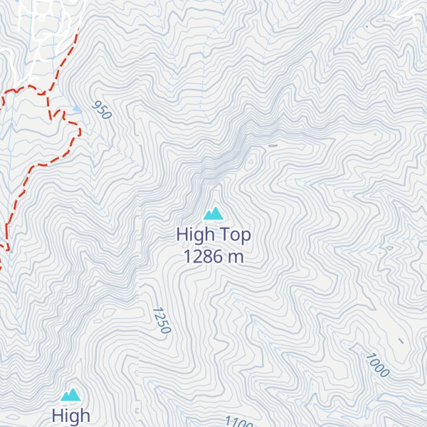Map of High Top