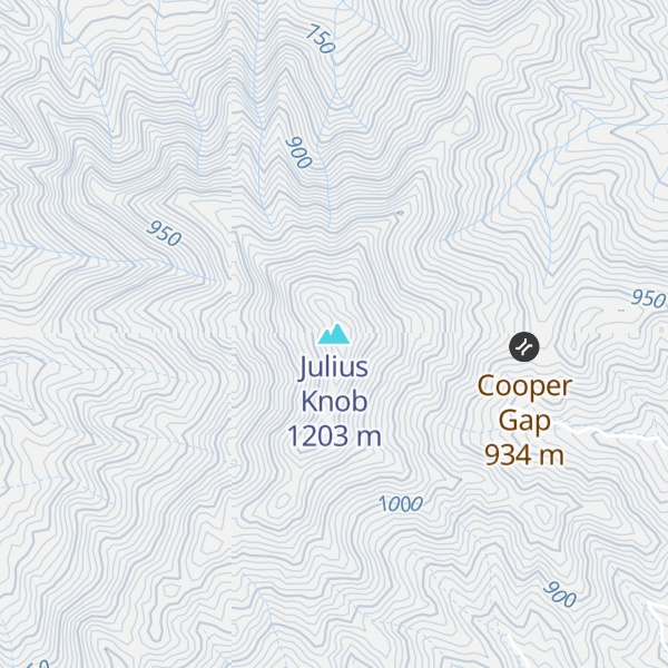 Map of Julius Knob