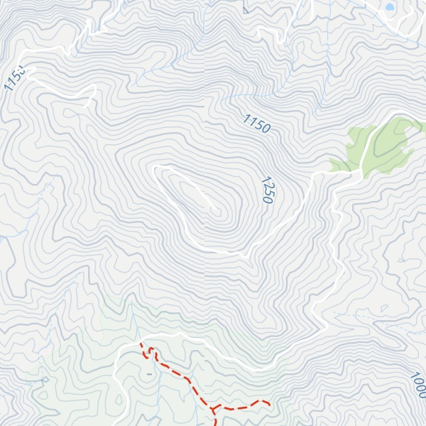 Map of Little Pisgah Mountain