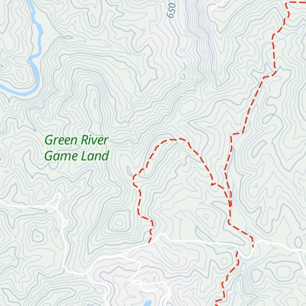 Map of Rich Mountain