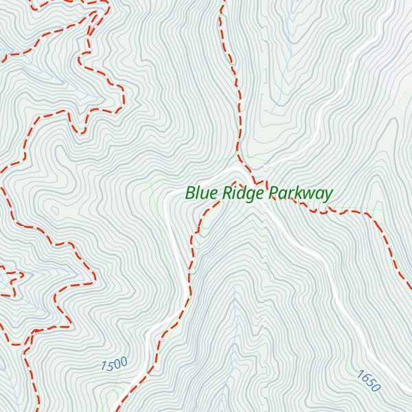 Map of Walker Knob