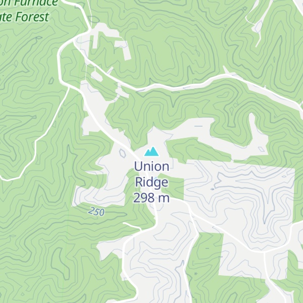 Map of Union Ridge