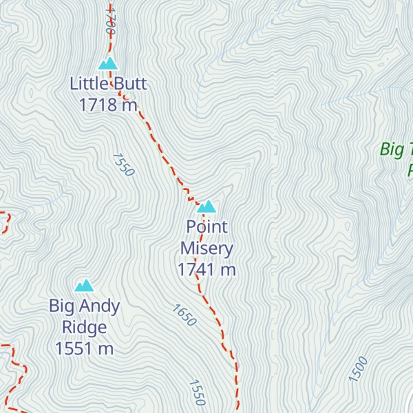 Map of Point Misery