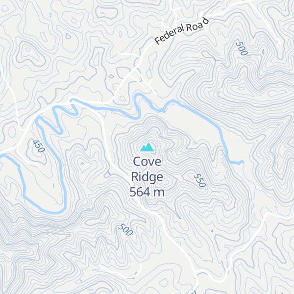 Map of Cove Ridge