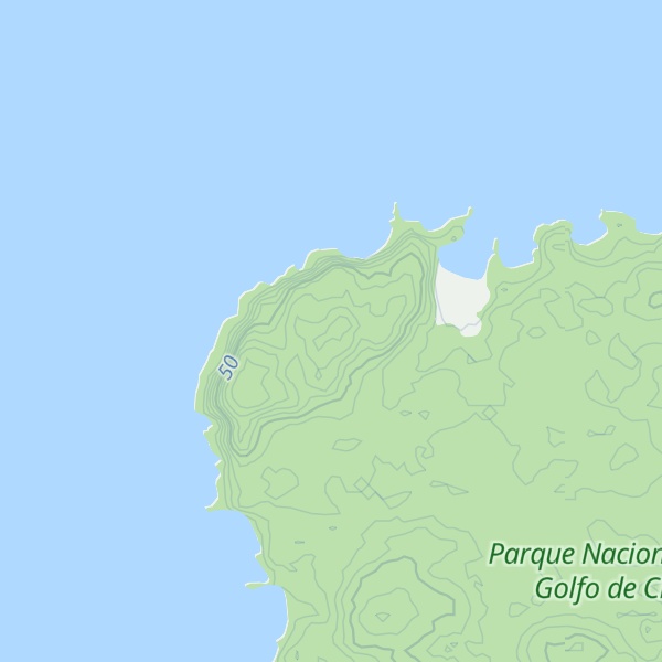 Map of Cerro Caña Brava