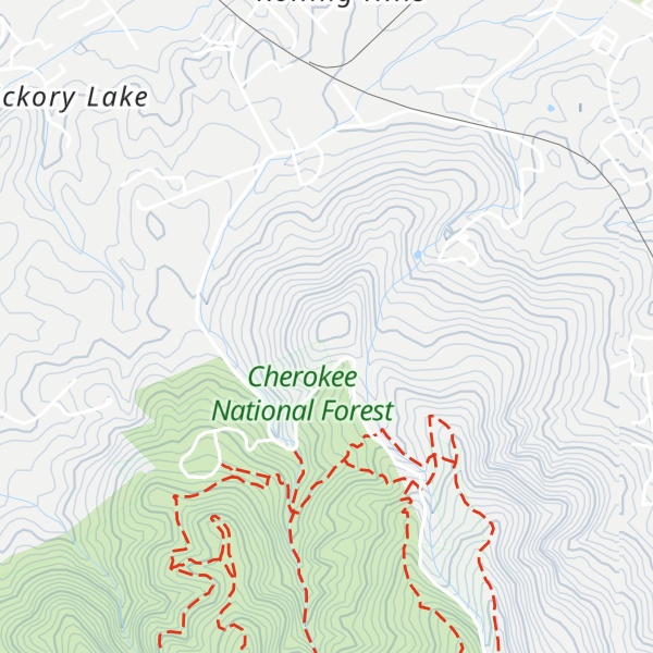 Map of Round Knob