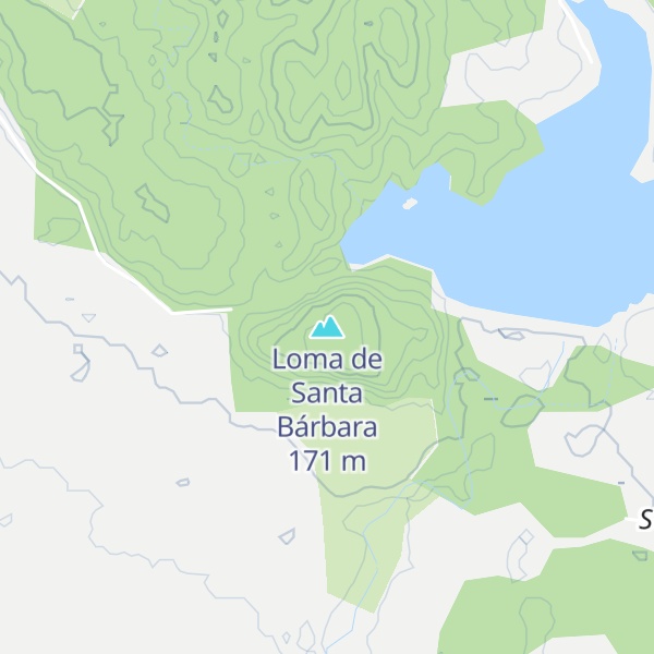 Map of Loma de Santa Bárbara