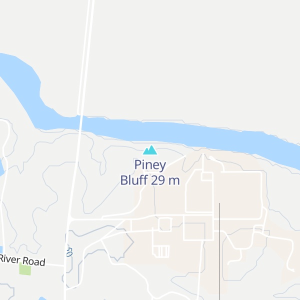 Map of Piney Bluff