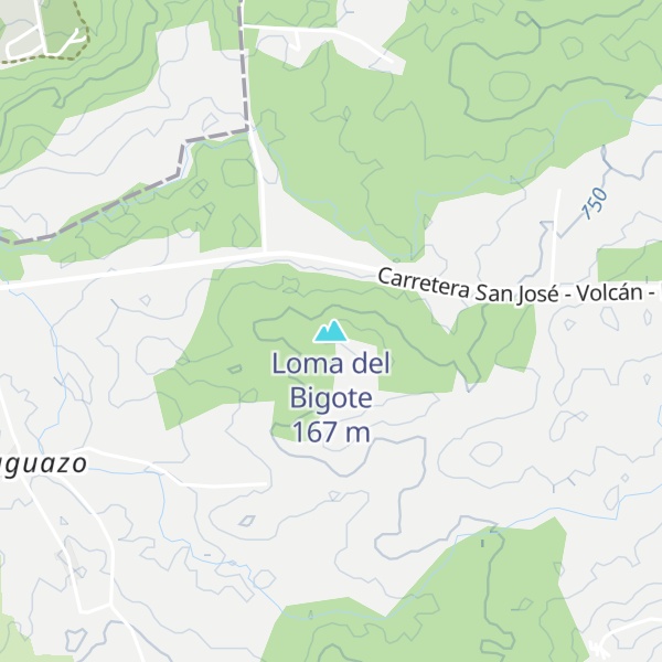 Map of Loma del Bigote
